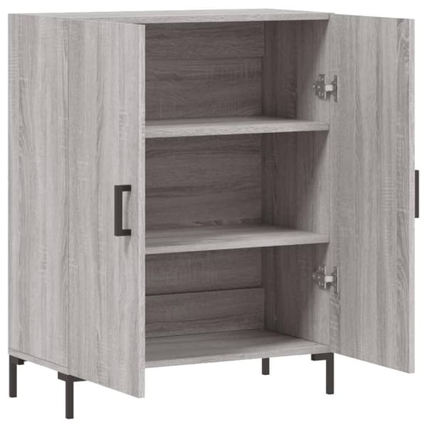 vidaXL Senkki harmaa Sonoma 69,5x34x90 cm tekninen puu