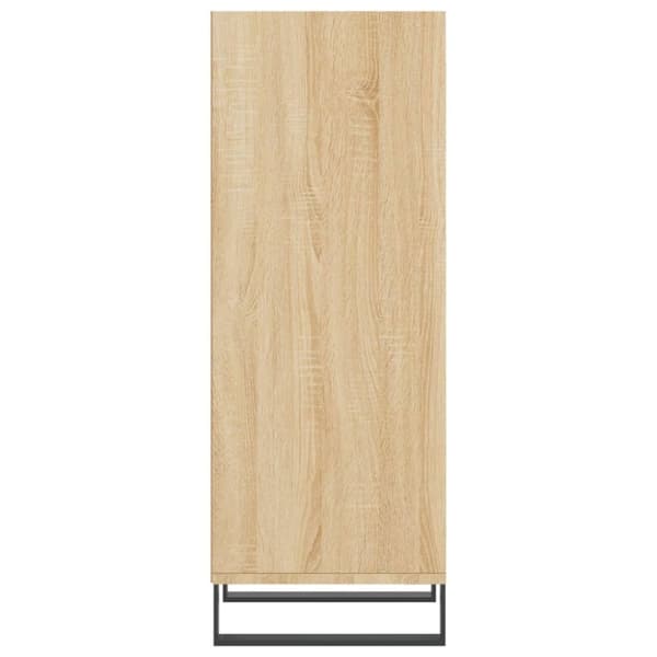 vidaXL Skjenk sonoma eik 34,5x32,5x90 cm konstruert tre