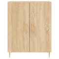 Miniatyrbilde 5 av 11: vidaXL Skjenk sonoma eik 69,5x34x90 cm konstruert tre