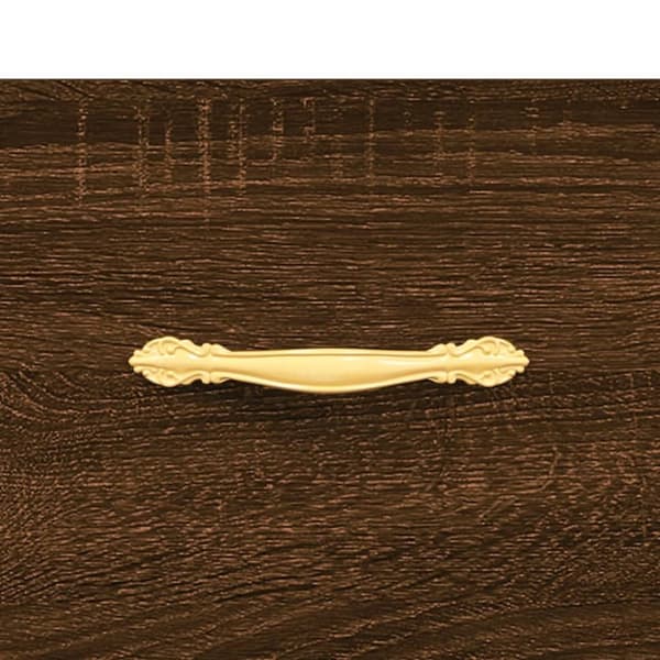 vidaXL skab 69,5x31x115 cm konstrueret træ brun sonoma-eg