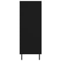 Miniatyrbilde 5 av 10: vidaXL Hylle svart 69,5x32,5x90 cm konstruert tre
