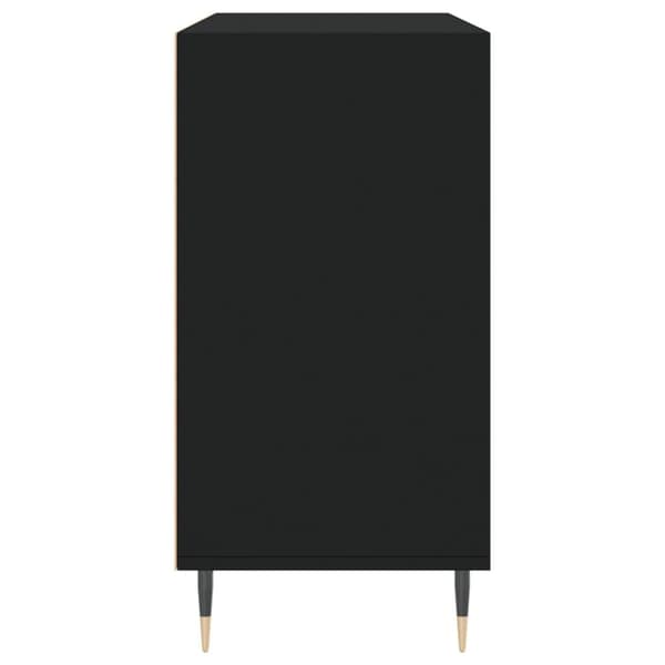 vidaXL skænk 103,5x35x70 cm konstrueret træ sort