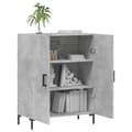 Pikkukuva 4 / 11: vidaXL Senkki betoninharmaa 69,5x34x90 cm tekninen puu