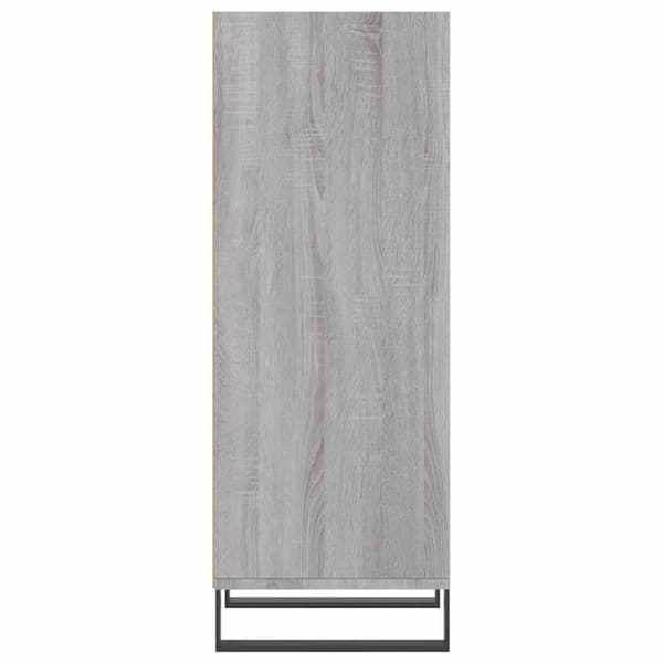 vidaXL Senkki harmaa Sonoma 34,5x32,5x90 cm tekninen puu