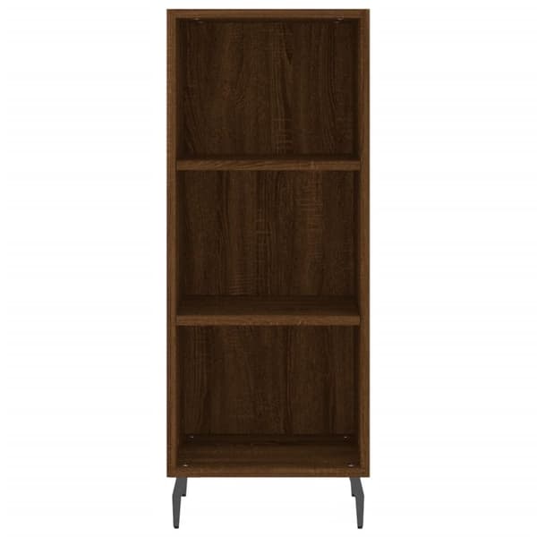 vidaXL Senkki ruskea tammi 34,5x32,5x90 cm tekninen puu