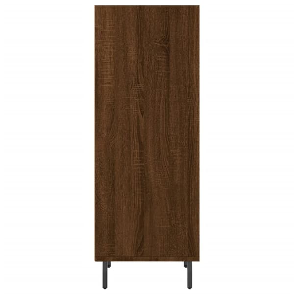 vidaXL Senkki ruskea tammi 34,5x32,5x90 cm tekninen puu