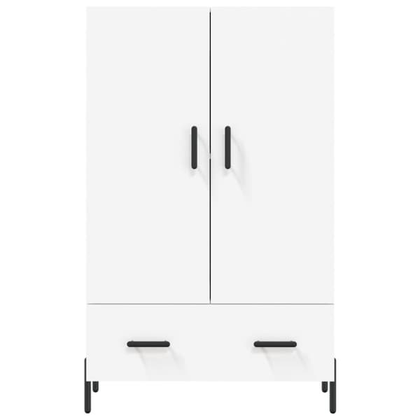 vidaXL skab 69,5x31x115 cm konstrueret træ hvid