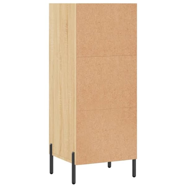 vidaXL skænk 34,5x32,5x90 cm konstrueret træ sonoma-eg