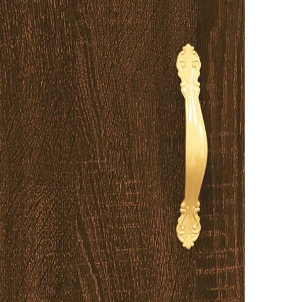 vidaXL Highboard brun eik 69,5x31x115 cm konstruert tre