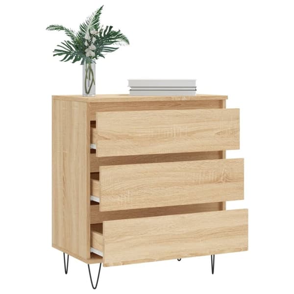 vidaXL Senkki Sonoma tammi 60x35x70 cm tekninen puu