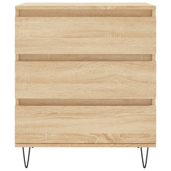 vidaXL Senkki Sonoma tammi 60x35x70 cm tekninen puu