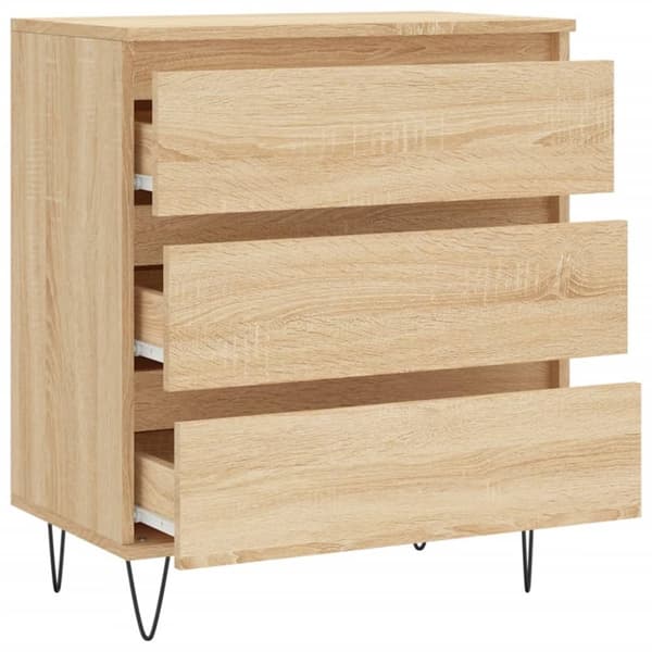 vidaXL Senkki Sonoma tammi 60x35x70 cm tekninen puu
