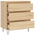 Pikkukuva 6 / 11: vidaXL Senkki Sonoma tammi 60x35x70 cm tekninen puu
