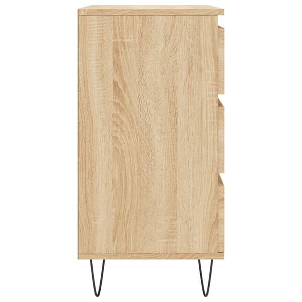 vidaXL Senkki Sonoma tammi 60x35x70 cm tekninen puu