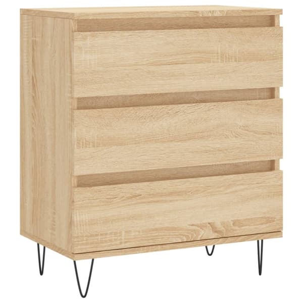 vidaXL Senkki Sonoma tammi 60x35x70 cm tekninen puu