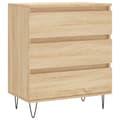 Pikkukuva 1 / 11: vidaXL Senkki Sonoma tammi 60x35x70 cm tekninen puu