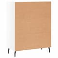 Pikkukuva 8 / 11: vidaXL Senkki korkeakiilto valkoinen 69,5x34x90 cm tekninen puu