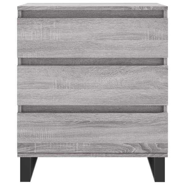 vidaXL Senkki harmaa Sonoma 60x35x70 cm tekninen puu