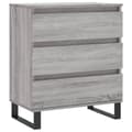 Pikkukuva 1 / 11: vidaXL Senkki harmaa Sonoma 60x35x70 cm tekninen puu