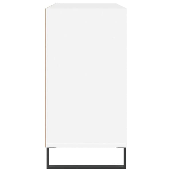 vidaXL Skjenk hvit 103,5x35x70 cm konstruert tre