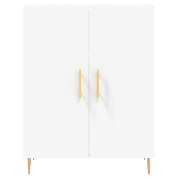 vidaXL skænk 69,5x34x90 cm konstrueret træ hvid