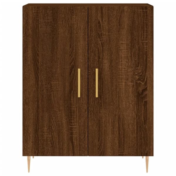 vidaXL Skjenk brun eik 69,5x34x90 cm konstruert tre