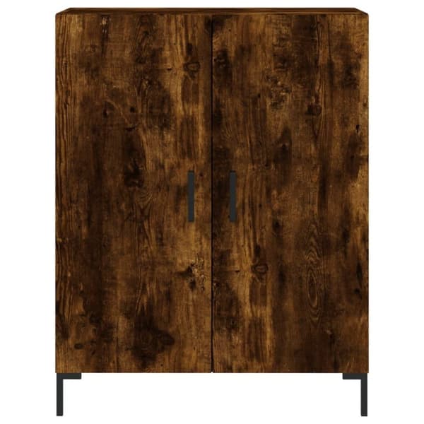 vidaXL Skänk rökfärgad ek 69,5x34x90 cm konstruerat trä
