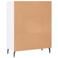 Pikkukuva 6 / 10: vidaXL Hyllykaappi valkoinen 69,5x32,5x90 cm tekninen puu