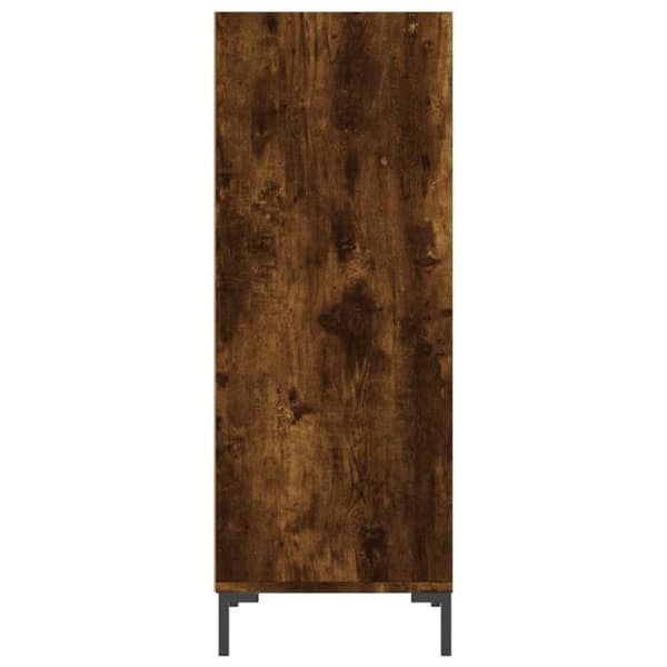 vidaXL Skåp rökfärgad ek 34,5x32,5x90 cm konstruerat trä