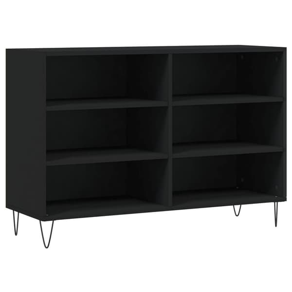 vidaXL Skänk svart 103,5x35x70 cm konstruerat trä