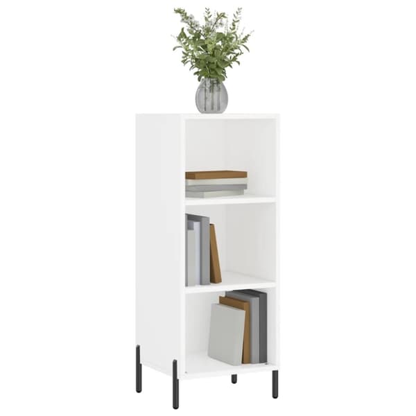 vidaXL Skåp vit 34,5x32,5x90 cm konstruerat trä