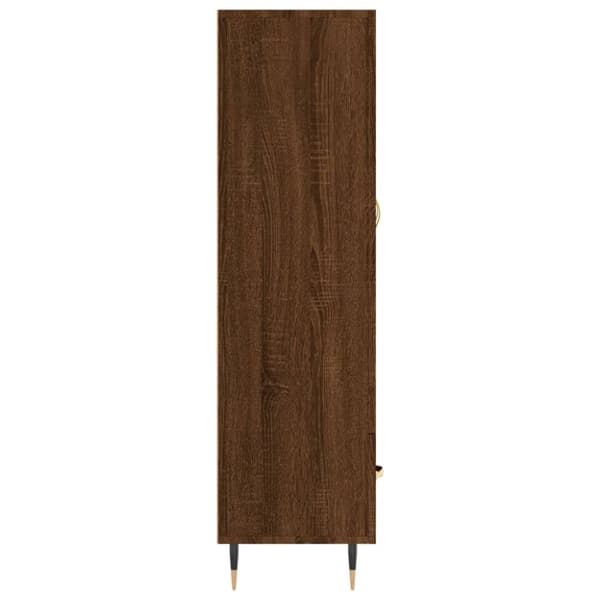 vidaXL Högskåp brun ek 69,5x31x115 cm konstruerat trä