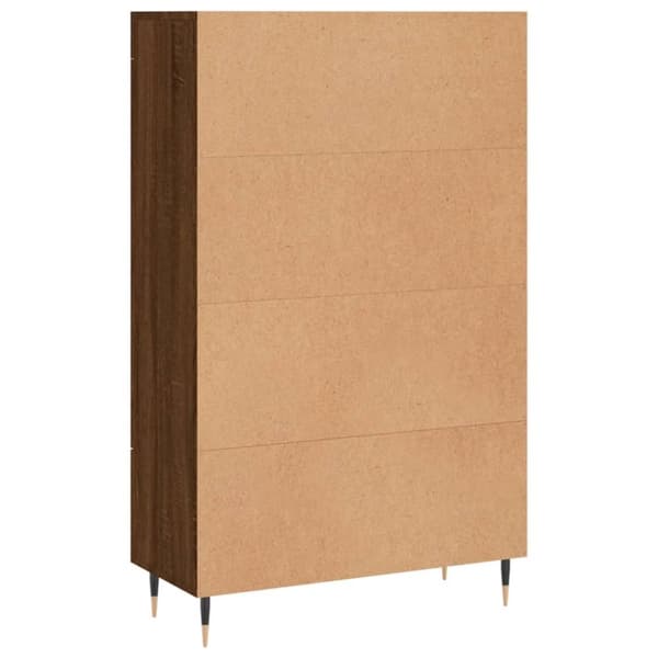 vidaXL Högskåp brun ek 69,5x31x115 cm konstruerat trä