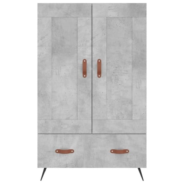 vidaXL skab 69,5x31x115 cm konstrueret træ betongrå