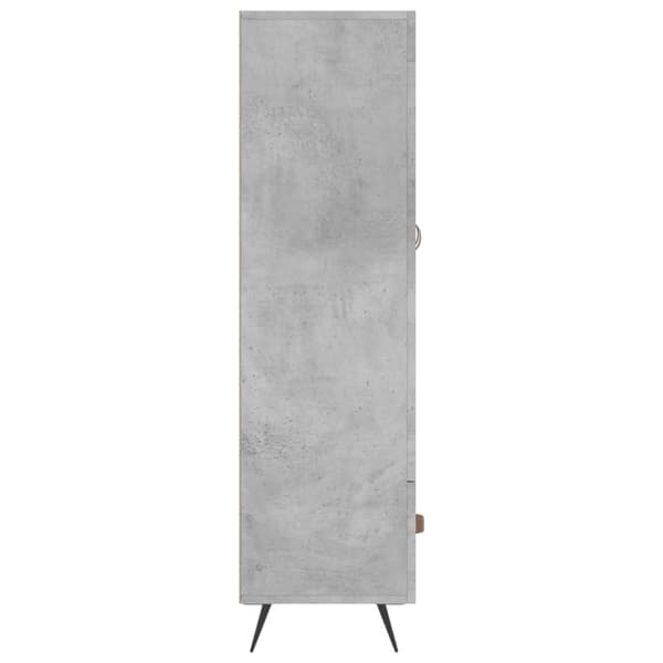 vidaXL skab 69,5x31x115 cm konstrueret træ betongrå