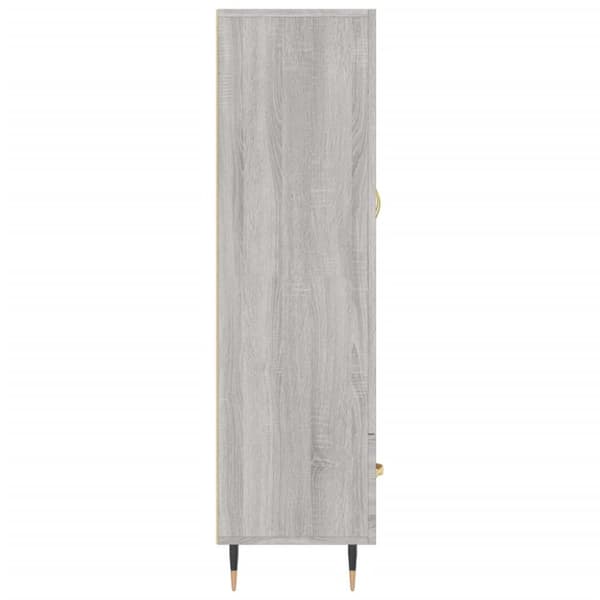 vidaXL Högskåp grå sonoma 69,5x31x115 cm konstruerat trä