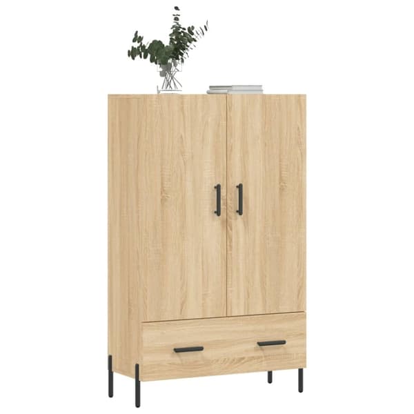 vidaXL skab 69,5x31x115 cm konstrueret træ sonoma-eg