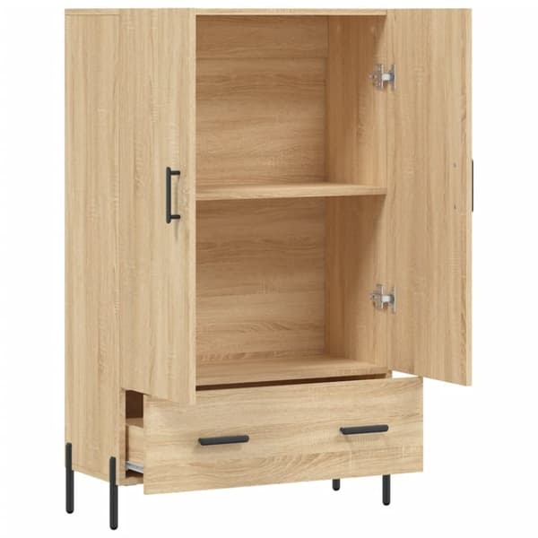 vidaXL skab 69,5x31x115 cm konstrueret træ sonoma-eg