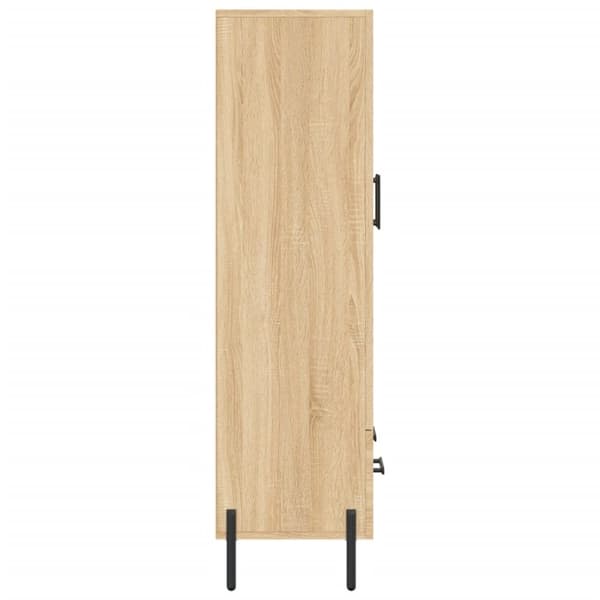 vidaXL skab 69,5x31x115 cm konstrueret træ sonoma-eg