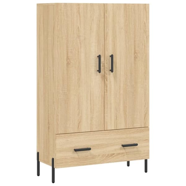 vidaXL skab 69,5x31x115 cm konstrueret træ sonoma-eg