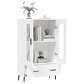 Miniatyrbilde 4 av 11: vidaXL Highboard hvit 69,5x31x115 cm konstruert tre