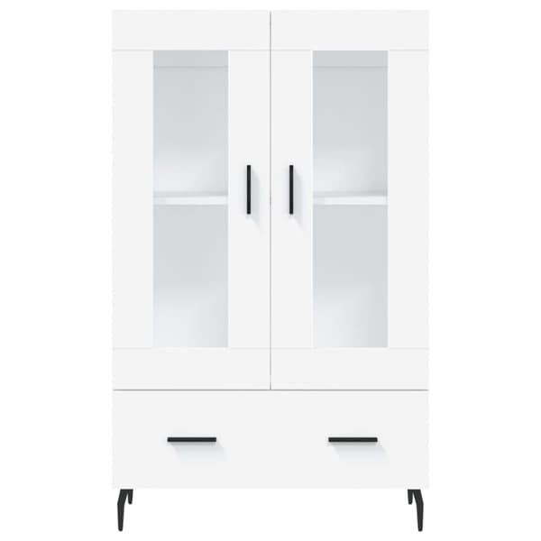 vidaXL Highboard hvit 69,5x31x115 cm konstruert tre