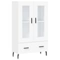 Miniatyrbilde 1 av 11: vidaXL Highboard hvit 69,5x31x115 cm konstruert tre