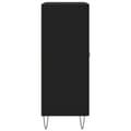 Miniatyrbilde 6 av 11: vidaXL Skjenk svart 69,5x34x90 cm konstruert tre
