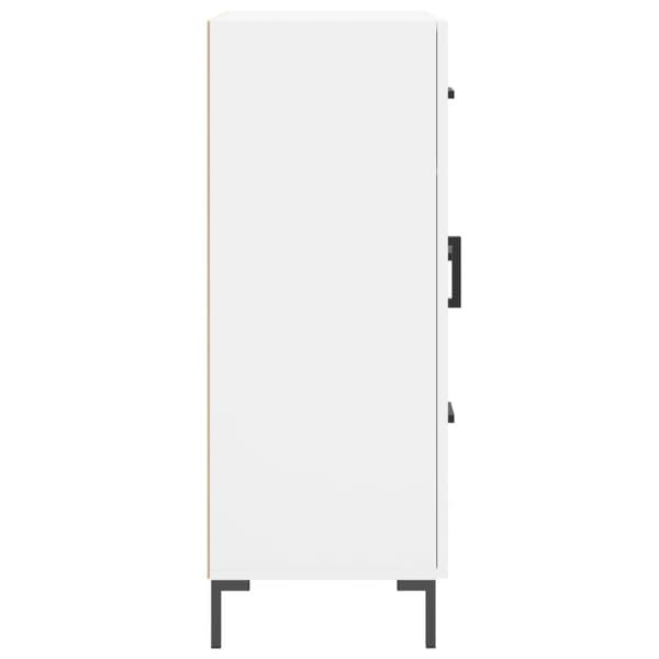 vidaXL skænk 69,5x34x90 cm konstrueret træ hvid