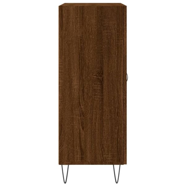 vidaXL Skänk brun ek 69,5x34x90 cm konstruerat trä