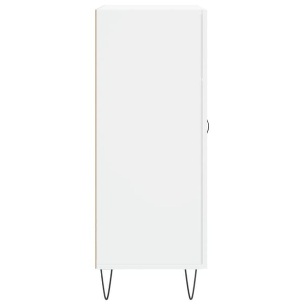 vidaXL skænk 69,5x34x90 cm konstrueret træ hvid
