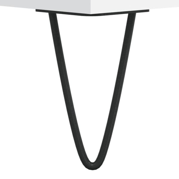 vidaXL skænk 69,5x34x90 cm konstrueret træ hvid