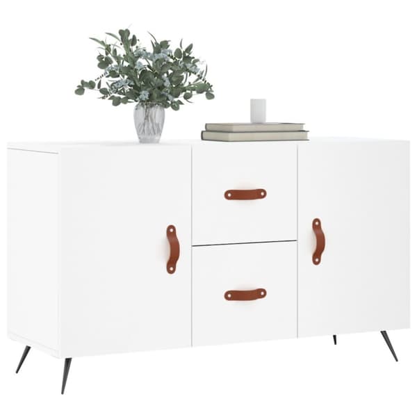 vidaXL skænk 100x36x60 cm konstrueret træ hvid