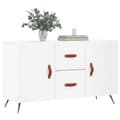 Miniatyrbilde 2 av 11: vidaXL Skjenk hvit 100x36x60 cm konstruert tre